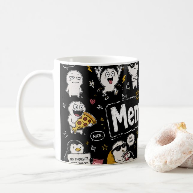 The MemeMug Coffee Mug (With Donut)