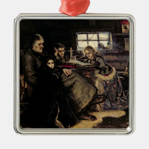 The Menshikov Family in Beriozovo, 1883 Metal Tree Decoration