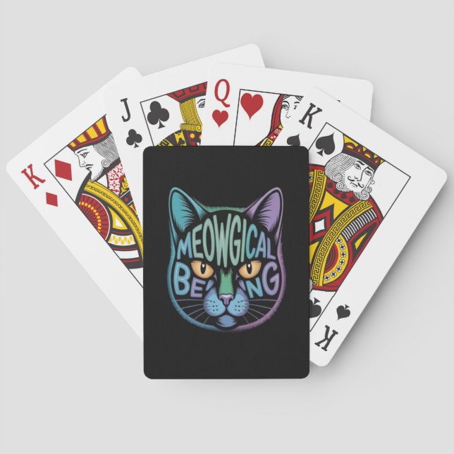 The Meowing Being Playing Cards (Back)