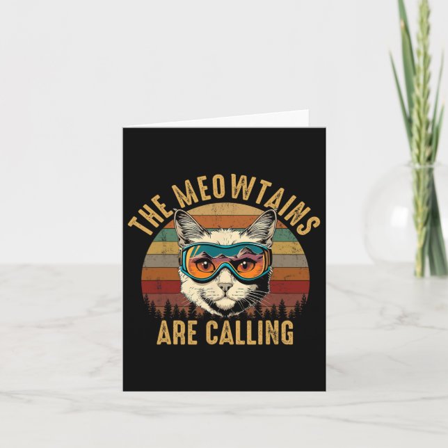 The Meowtains Are Calling  Card (Front)