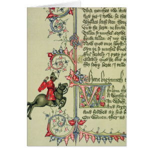 The Merchant, facsimile detail from