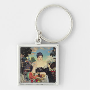 The Merchant's Wife at Tea, 1918 Key Ring