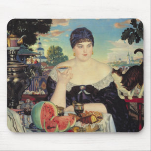 The Merchant's Wife at Tea, 1918 Mouse Pad