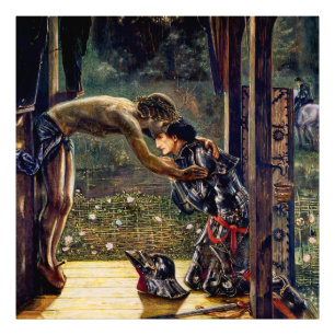 The Merciful Knight by Edward Burne-Jones Photo Print