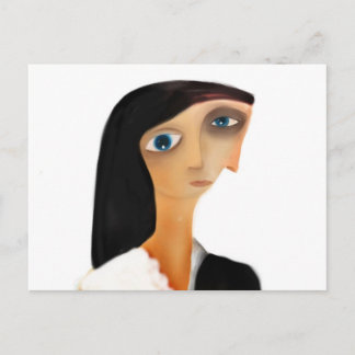 The Merge of Marriage Postcard