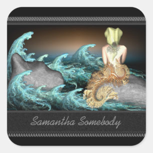 The Mermaid Bookplate Stickers