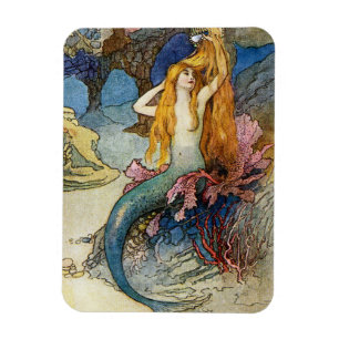 “The Mermaid” by Warwick Goble Magnet