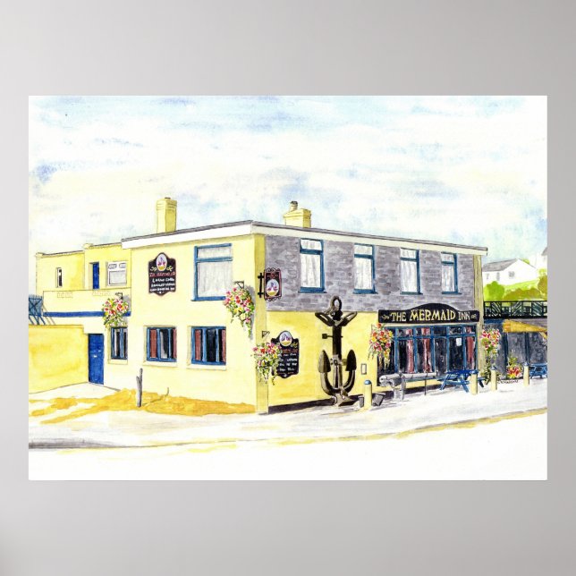 'The Mermaid Inn' Print (Front)