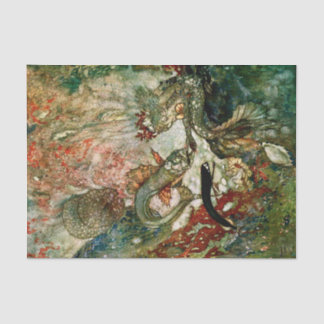 “The Mermaid King” by Edmund Dulac Tissue Paper