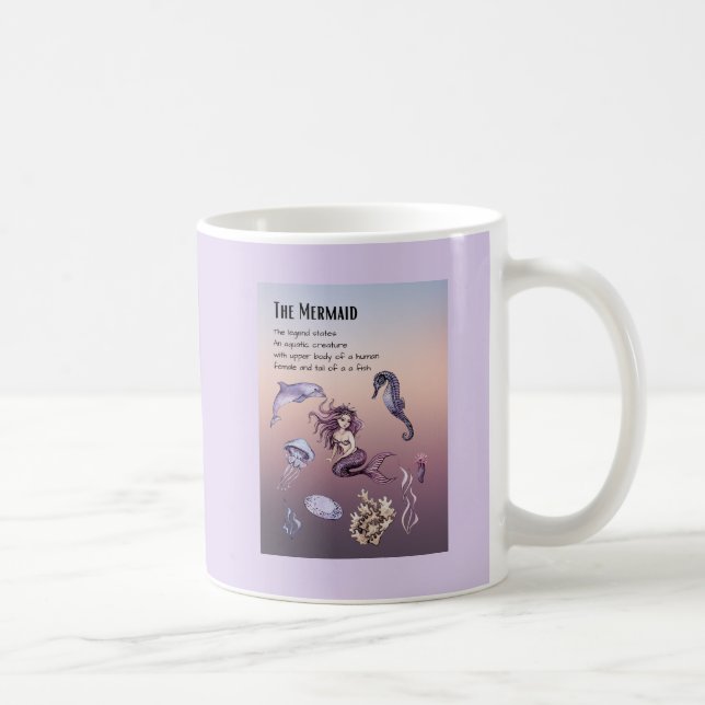 The Mermaid Legend - Coffee Mug (Right)