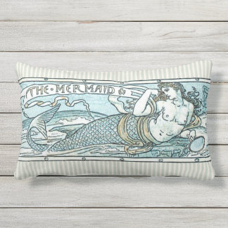 The Mermaid Outdoor Pillow