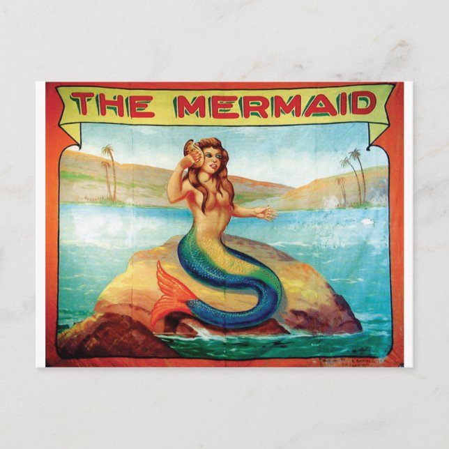 The Mermaid Postcard (Front)