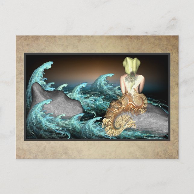 The Mermaid Postcard (Front)