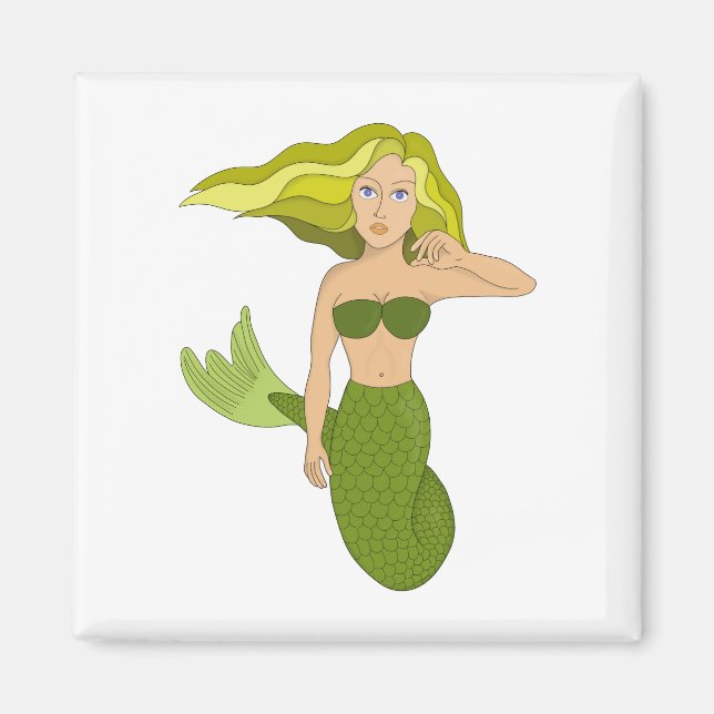 The mermaid's charm magnet (Front)