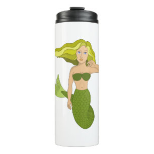 The mermaid's charm thermal tumbler