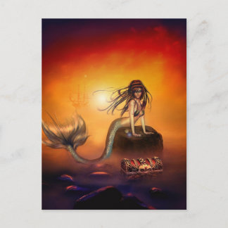 The Mermaids Treasure Postcard