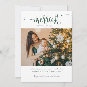 The Merriest Christmas of All Holiday Photo Card