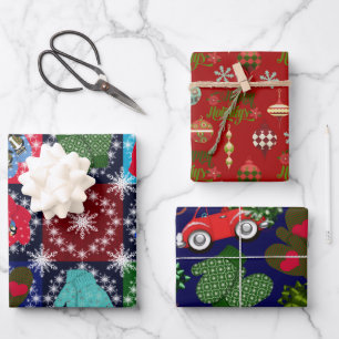 The Merriest Cutest Christmas Wrapping Paper Sheet