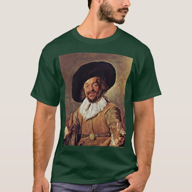 The Merry Drinker. By Frans Hals T-Shirt (Front)