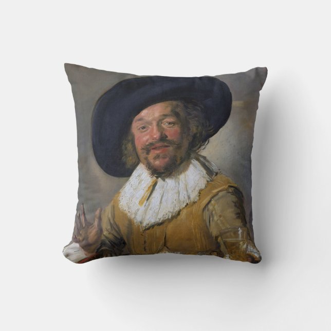 The Merry Drinker, Frans Hals, 1628-1630 Cushion (Front)