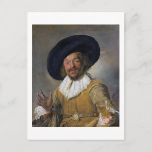 The Merry Drinker, Frans Hals, 1628-1630 Postcard