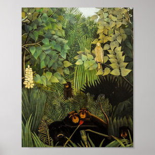 The Merry Jesters By Henri Rousseau Poster