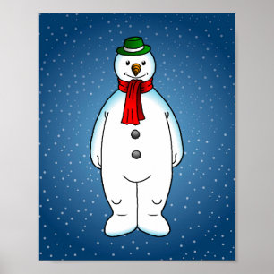 The Merry Snowman Poster