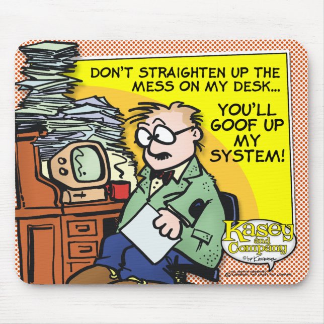 The Mess On My Desk Mouse Pad (Front)