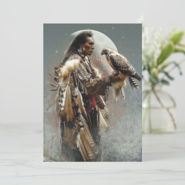 The Messenger - Greeting Card (Standing Front)
