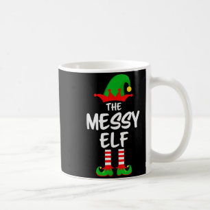 The Messy Elf Matching Family Christmas  Coffee Mug