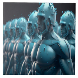 The Metal Men Army  Ceramic Tile