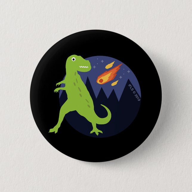 The Meteorite That Stuck 6 Cm Round Badge (Front)