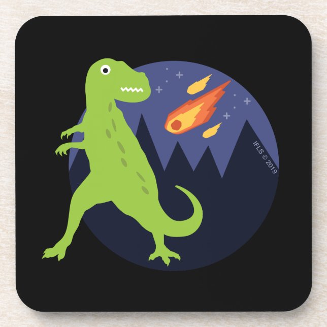 The Meteorite That Stuck Coaster (Front)