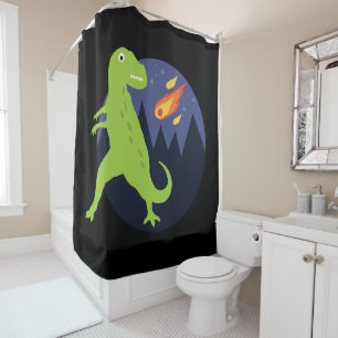 The Meteorite That Stuck Shower Curtain