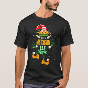The Mexican Elf Christmas Matching Family Outfit T-Shirt