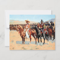 The Mexican Major, 1889 art by Frederic Remington