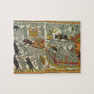 The Mice Bury the Cat, Russian, late 18th century Jigsaw Puzzle