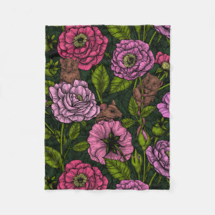 The mice party fleece blanket