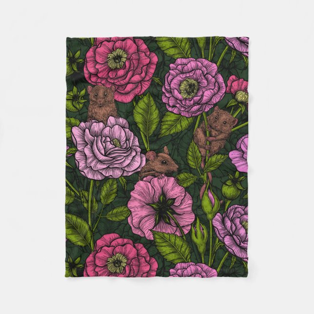 The mice party fleece blanket (Front)