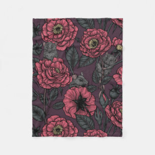 The mice party fleece blanket