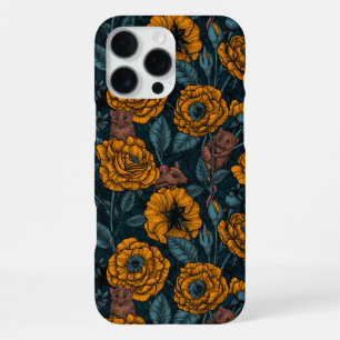 The mice party in orange and blue iPhone 16 pro max case