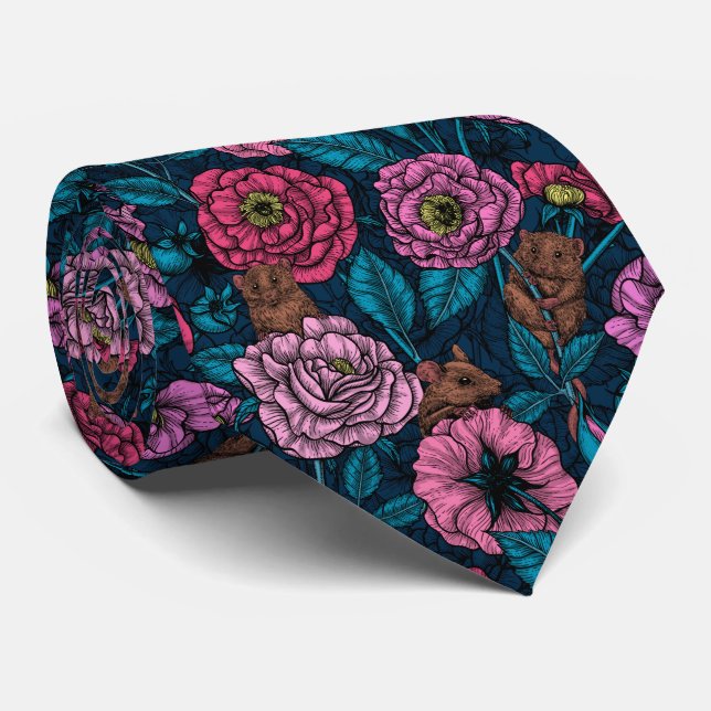 The mice party tie (Rolled)