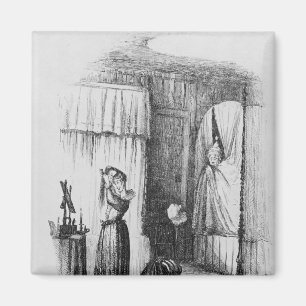 The Middle-Aged Lady in the Double-Bedded Room Magnet