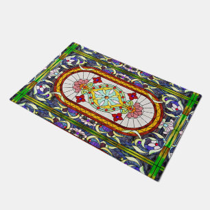 The Middle East Art Nouveau Stained Glass Window Doormat