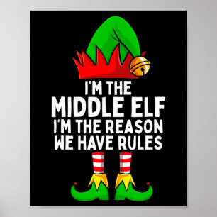 The Middle Elf Matching Family Christmas Poster