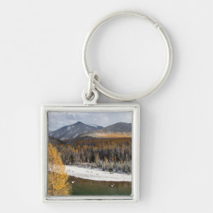 The Middle Fork Of The Flathead River Key Ring