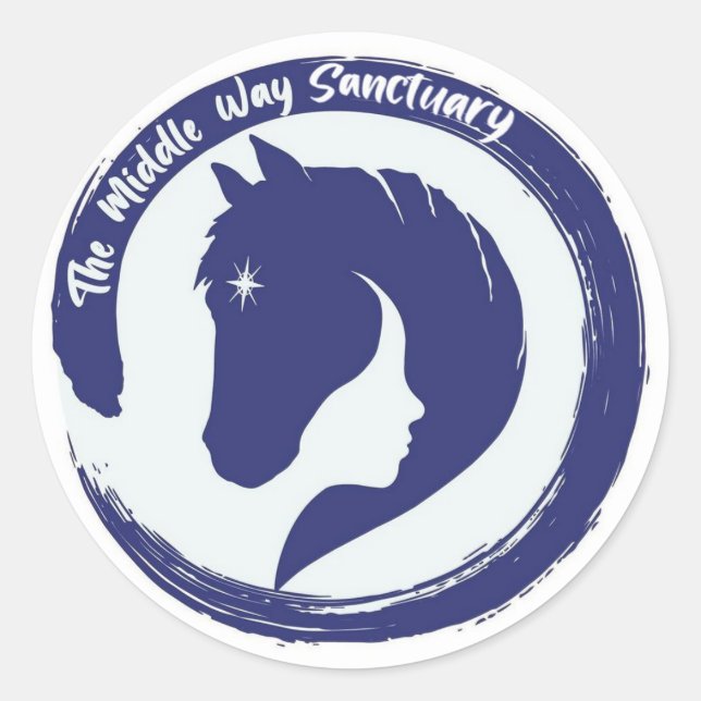 The Middle Way Logo Sticker (Front)
