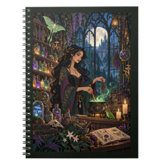 The Midnight Apothecary Witch Potion Fantasy Notebook