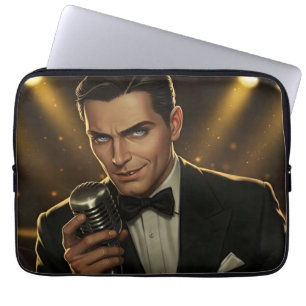 The Midnight Crooner Laptop Sleeve