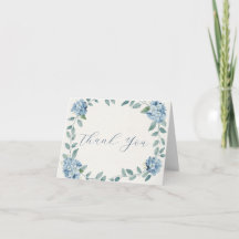 The Midnight Gala Luxury Navy Thank You Card